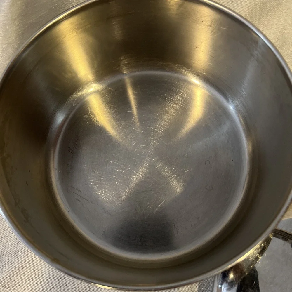 VTG Revere Ware 2qt Sauce Pan 18/10 Stainless Steel & Lid‎  - Clinton ILL USA